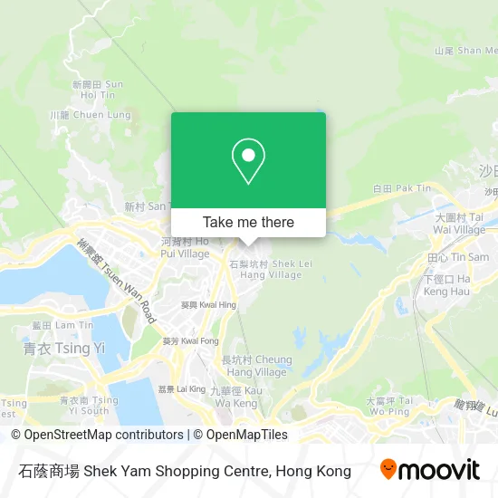 石蔭商場 Shek Yam Shopping Centre map