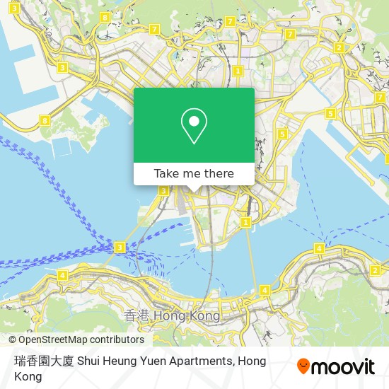 瑞香園大廈 Shui Heung Yuen Apartments map