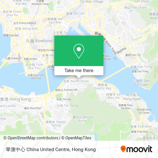 華滙中心 China United Centre map