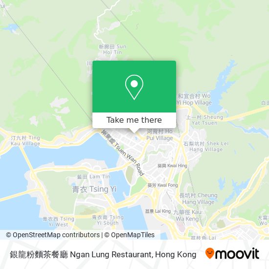 銀龍粉麵茶餐廳 Ngan Lung Restaurant map