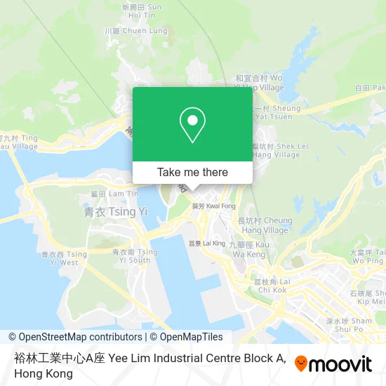 裕林工業中心A座 Yee Lim Industrial Centre Block A map