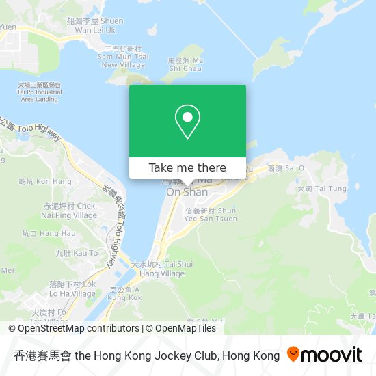 香港賽馬會 the Hong Kong Jockey Club map