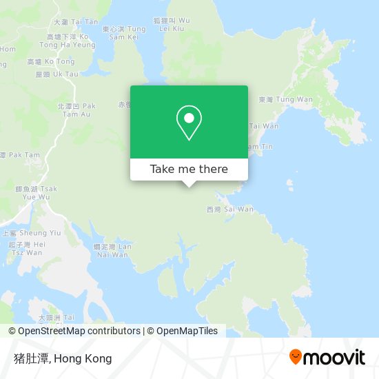 猪肚潭 map