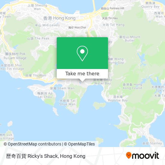 歷奇百貨 Ricky's Shack map