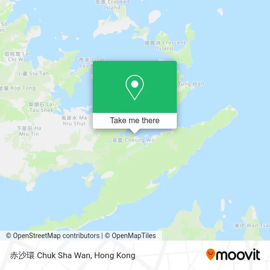赤沙環 Chuk Sha Wan map