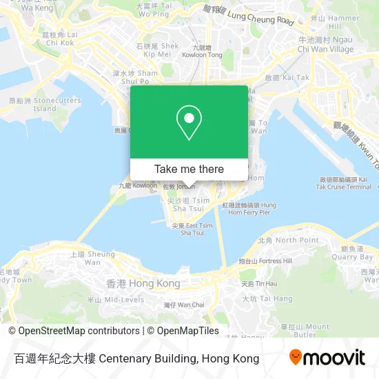 百週年紀念大樓 Centenary Building地圖