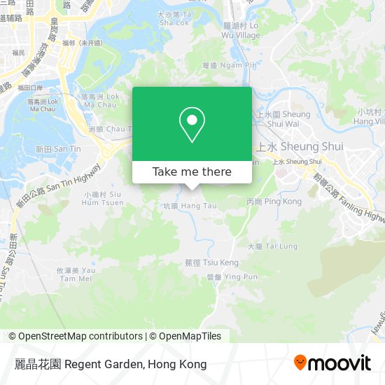 麗晶花園 Regent Garden map