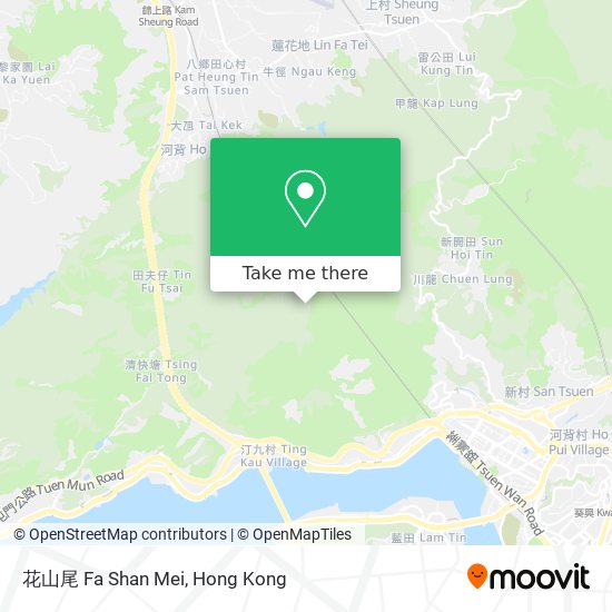 花山尾 Fa Shan Mei map