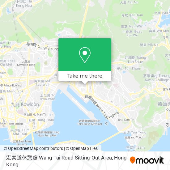 宏泰道休憩處 Wang Tai Road Sitting-Out Area map