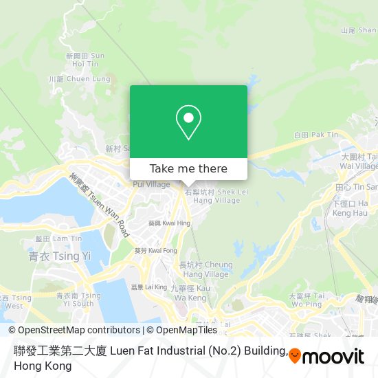 聯發工業第二大廈 Luen Fat Industrial (No.2) Building map