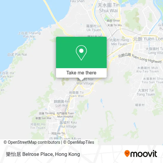 樂怡居 Belrose Place map
