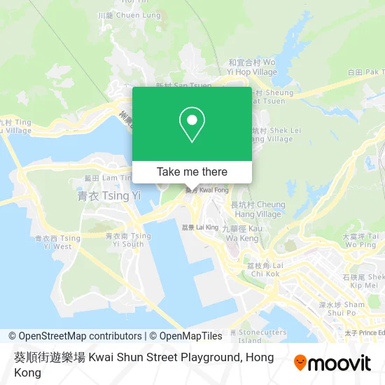 葵順街遊樂場 Kwai Shun Street Playground map