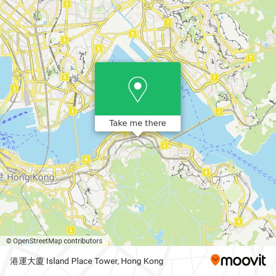 港運大廈 Island Place Tower地圖