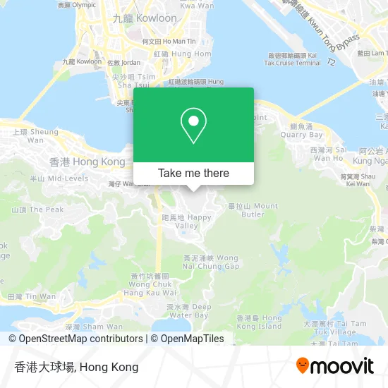 香港大球場 map