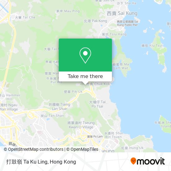 打鼓嶺 Ta Ku Ling map