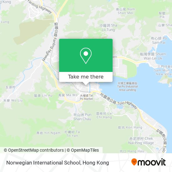 Norwegian International School map