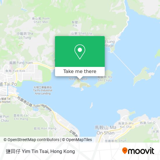 鹽田仔 Yim Tin Tsai map
