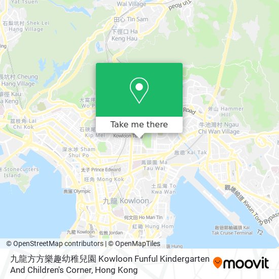 九龍方方樂趣幼稚兒園 Kowloon Funful Kindergarten And Children's Corner map