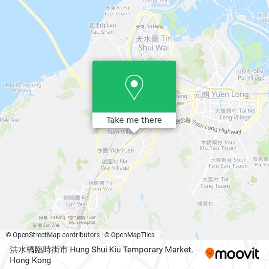 洪水橋臨時街市 Hung Shui Kiu Temporary Market map