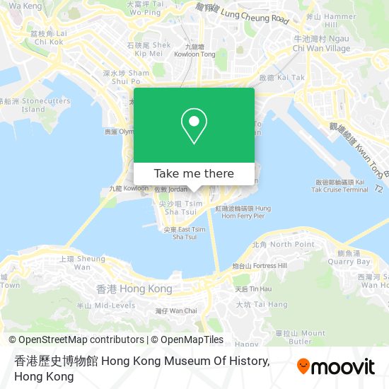 香港歷史博物館 Hong Kong Museum Of History地圖