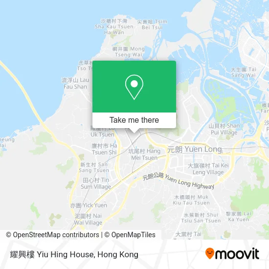 耀興樓 Yiu Hing House map