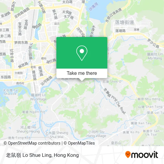 老鼠嶺 Lo Shue Ling地圖