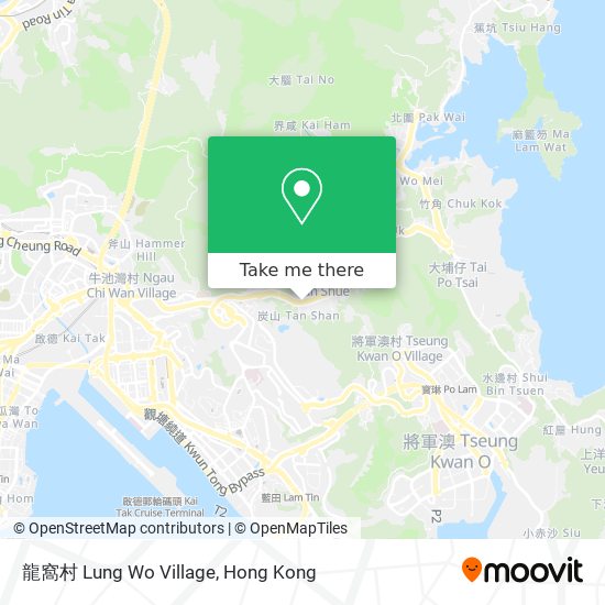 龍窩村 Lung Wo Village地圖