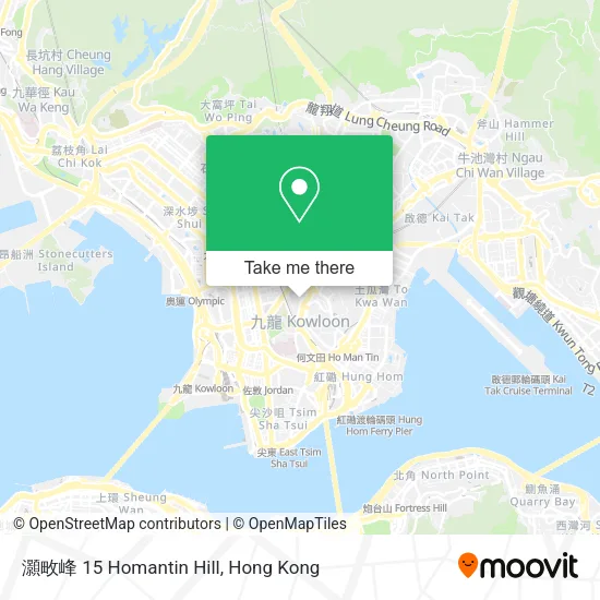 灝畋峰 15 Homantin Hill map