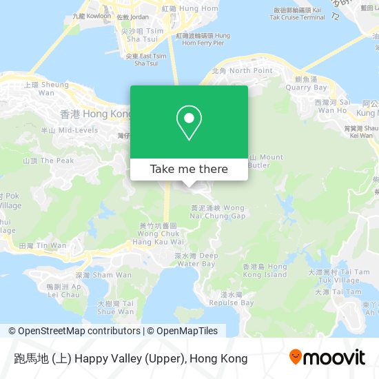 跑馬地 (上) Happy Valley (Upper) map