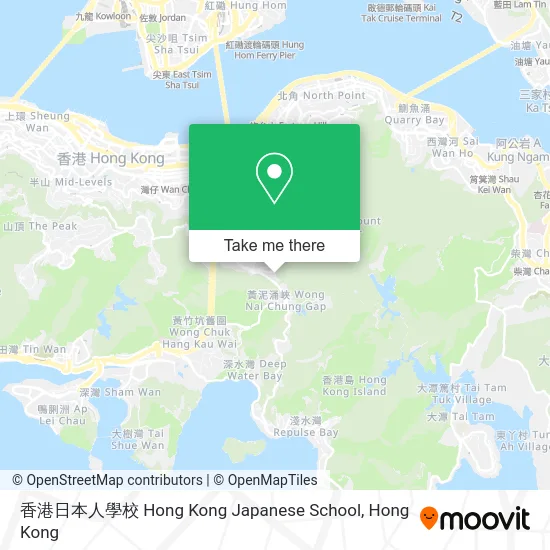 香港日本人學校 Hong Kong Japanese School map