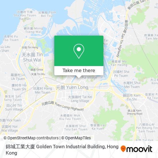錦城工業大廈 Golden Town Industrial Building map