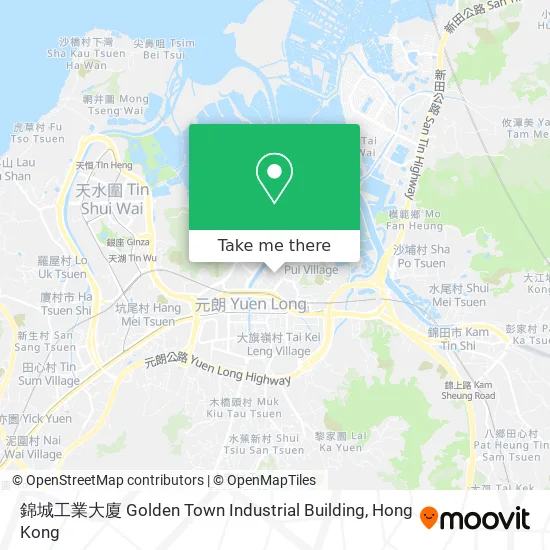 錦城工業大廈 Golden Town Industrial Building地圖