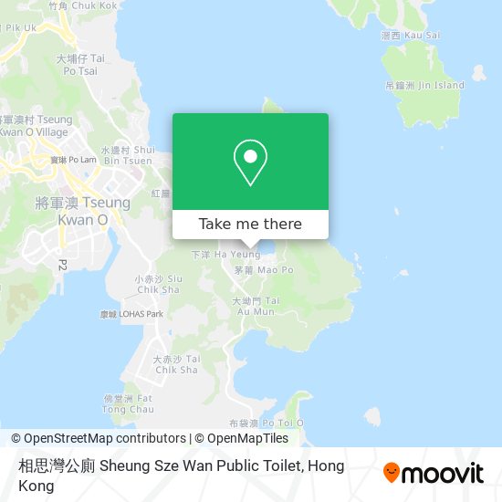 相思灣公廁 Sheung Sze Wan Public Toilet地圖