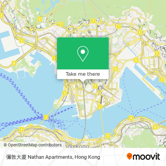 彌敦大廈 Nathan Apartments map