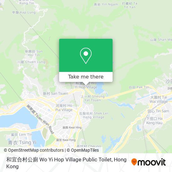 和宜合村公廁 Wo Yi Hop Village Public Toilet map