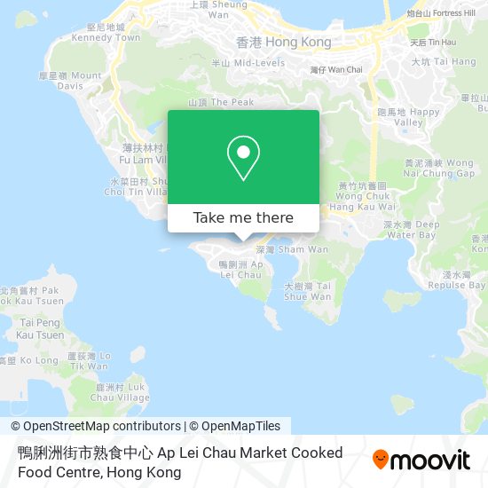 鴨脷洲街市熟食中心 Ap Lei Chau Market Cooked Food Centre地圖