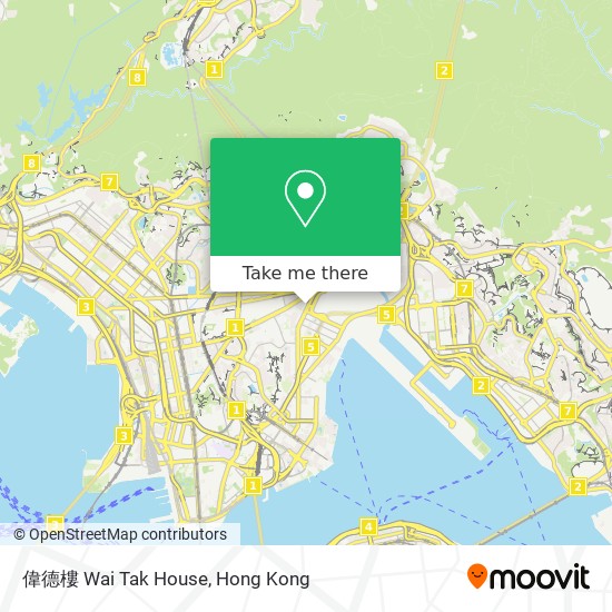 偉德樓 Wai Tak House map