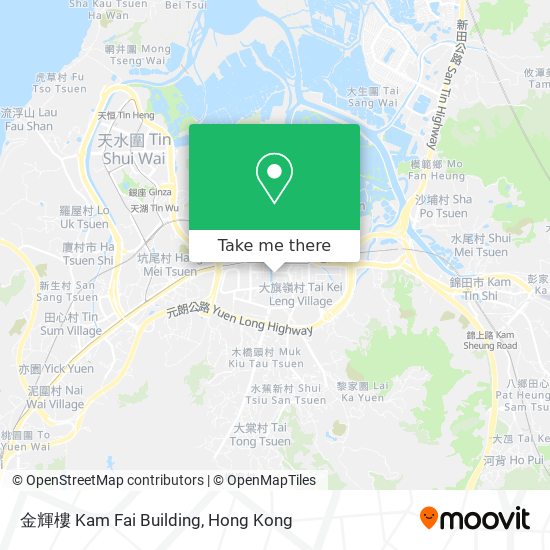 金輝樓 Kam Fai Building map