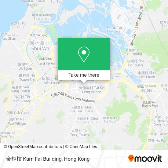 金輝樓 Kam Fai Building map