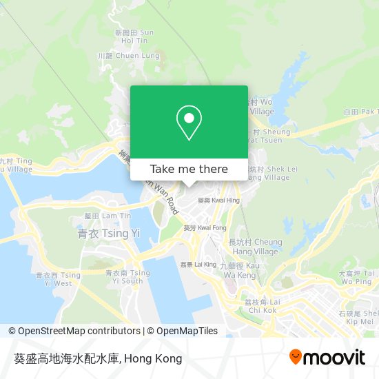 葵盛高地海水配水庫 map