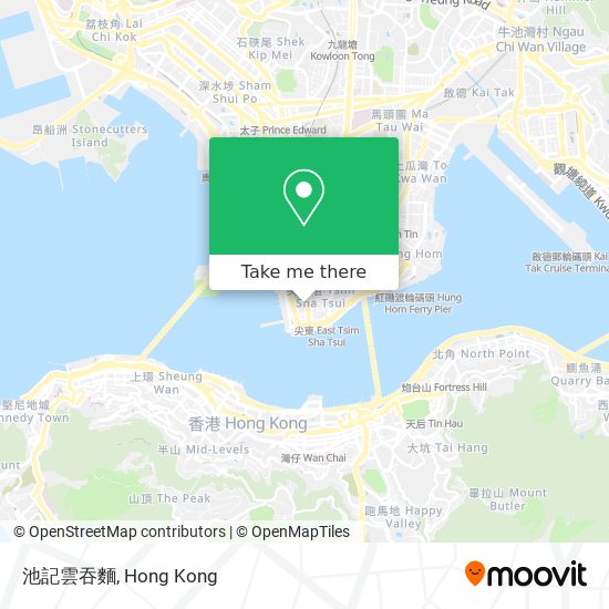 池記雲吞麵 map