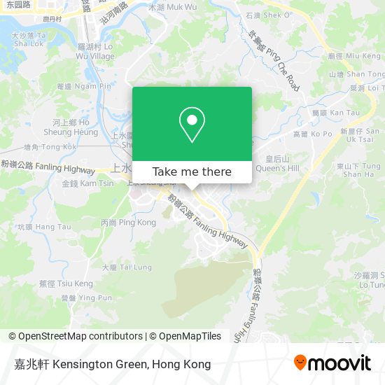 嘉兆軒 Kensington Green map
