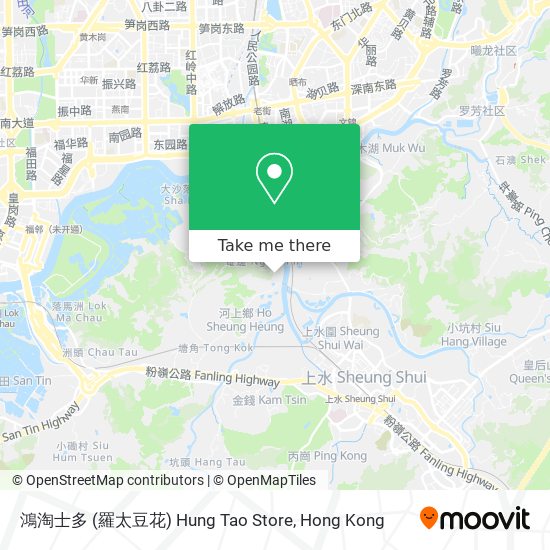 鴻淘士多 (羅太豆花) Hung Tao Store地圖