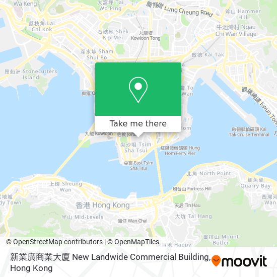 新業廣商業大廈 New Landwide Commercial Building map