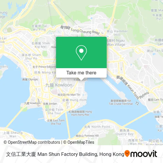 文信工業大廈 Man Shun Factory Building map