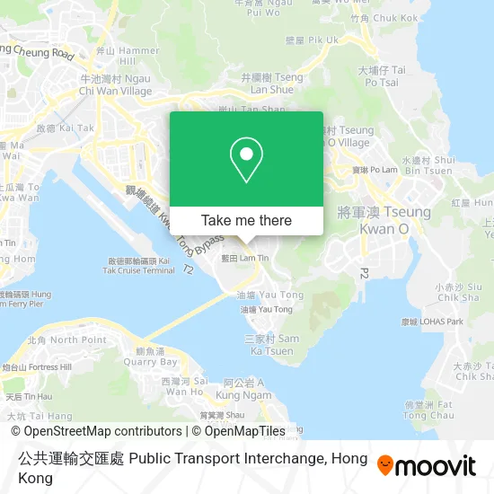 公共運輸交匯處 Public Transport Interchange地圖