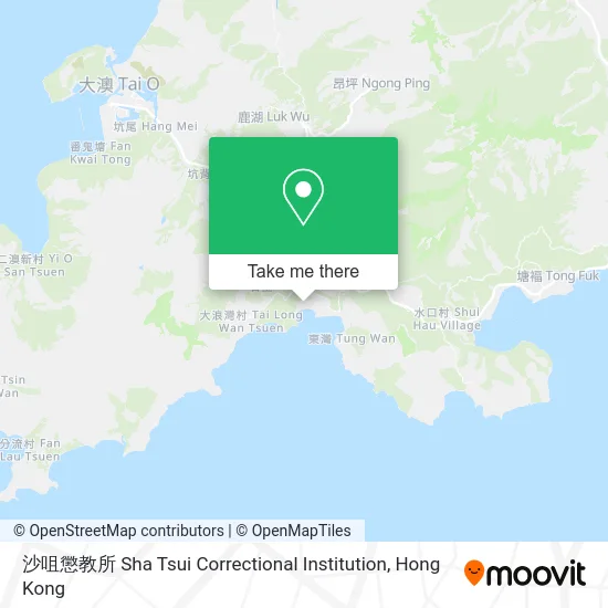 沙咀懲教所 Sha Tsui Correctional Institution map