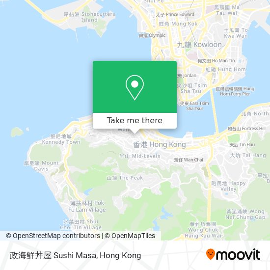 政海鮮丼屋 Sushi Masa map