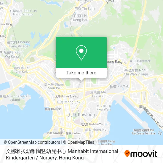 文娜雅拔幼稚園暨幼兒中心 Manhabit International Kindergarten / Nursery地圖