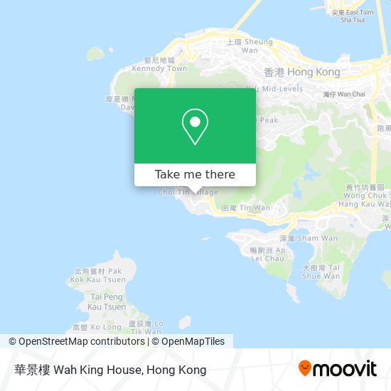 華景樓 Wah King House map